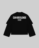 "CUM HERE BLONDIE" Double-Sleeve
