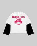 "BRUNETTES DO IT BETTER" Double-Sleeve