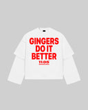 "GINGERS DO IT BETTER" Double Long Sleeve