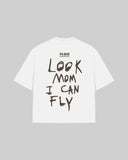 "LOOK MOM I CAN FLY" Oversized T-Shirt
