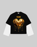 "Gold Heart" Double-Sleeve